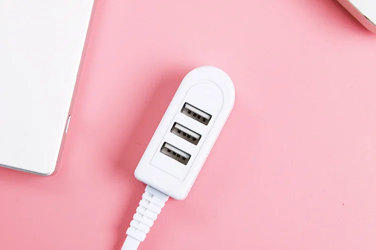 Высокоскоростной 3 порта USB 2,0 концентратор удлинитель разветвитель для ноутбука ПК Компьютерное зарядное устройство Прямая поставка