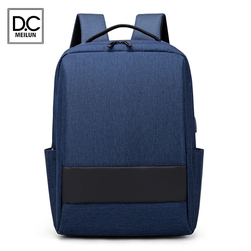 Мужской многофункциональный рюкзак DC.meilun с USB-зарядкой, мужской деловой рюкзак из ткани «Оксфорд», водонепроницаемый рюкзак