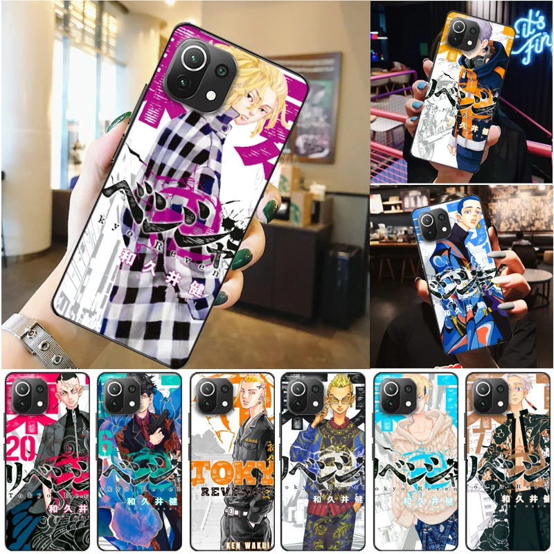 

Tokyo Revengers Takemichi Takemichi Hanagaki Atsushi Hinata Phone Case For Xiaomi 11 Lite Pro Carcasa Coque Cases Back Cover