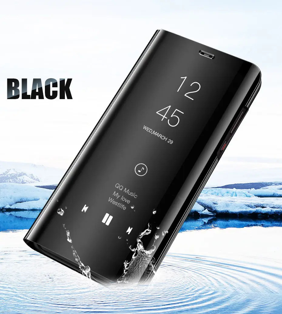 Black 360 Полный чехол умный флип-чехол для huawei P30 P20 P10 mate 20 Lite защитный чехол для телефона для huawei P10 Plus P20 P30 Pro чехол s - Цвет: Black