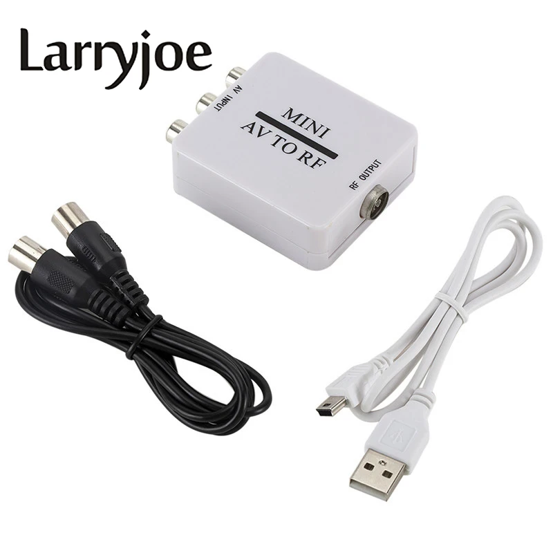Мини преобразователь для HD видео RCA AV CVSB в RF видеоадаптер поддержка MHz 61 25 67