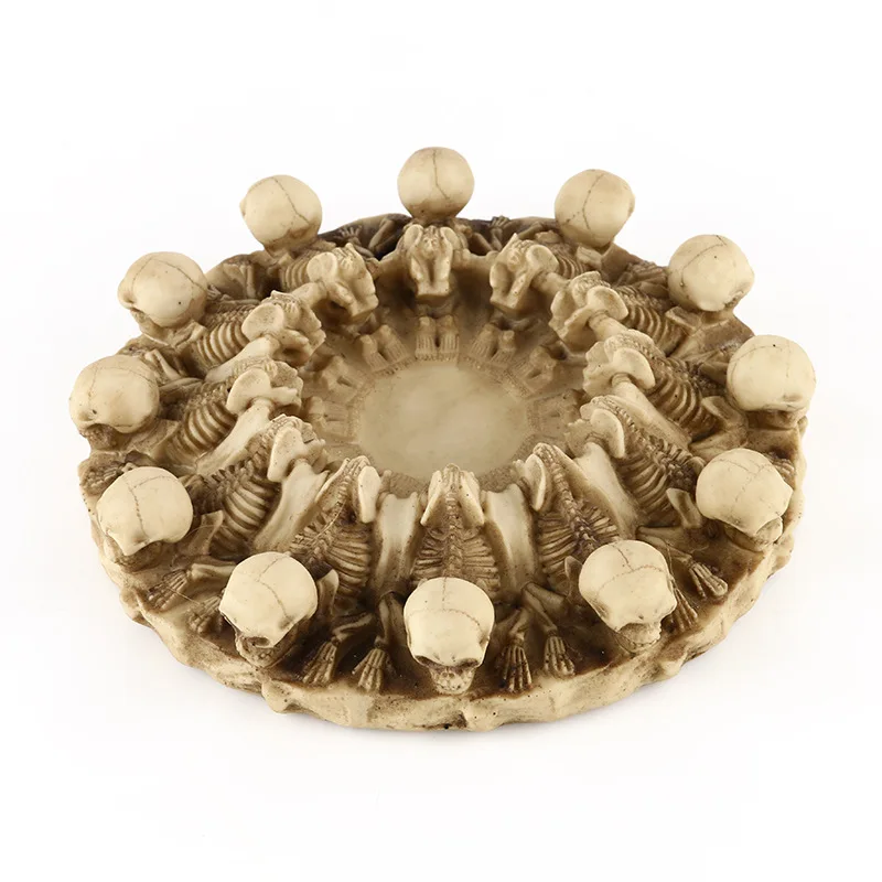 

Resin ashtray skull personality gift home decoration resin skull