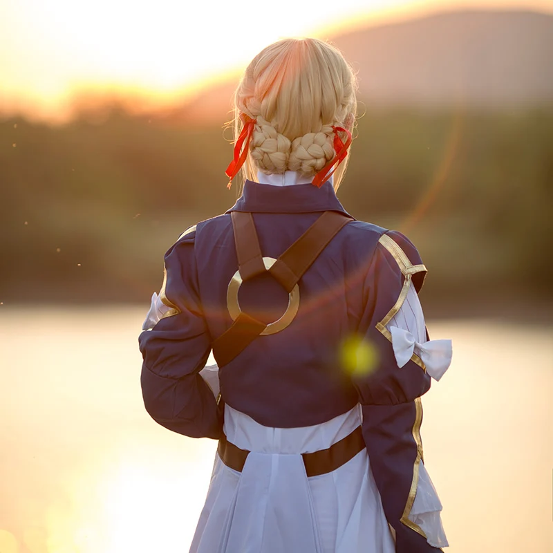 New anime Violet Evergarden cosplay costume Gothic Uniforms Cosplay dress for girl women fancy clothes Free Shipping | Тематическая