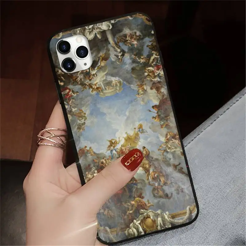 

Renaissance angel painting vintage Phone Case for iPhone 11 12 pro XS MAX 8 7 6 6S Plus X 5S SE 2020 XR