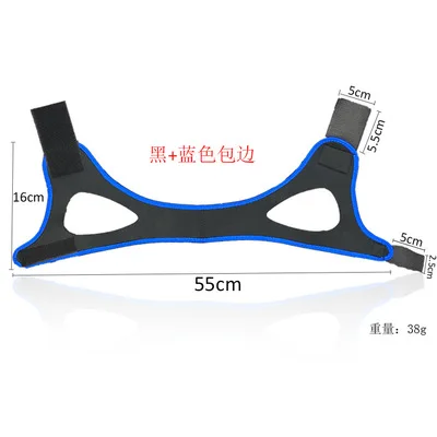 Triangle blue Ремень для подбородка анти-шум пояс апноэ челюсть решение поддержка сна стоп храп лечение анти Базз удобные инструменты для ухода за сном - Цвет: Triangle blue