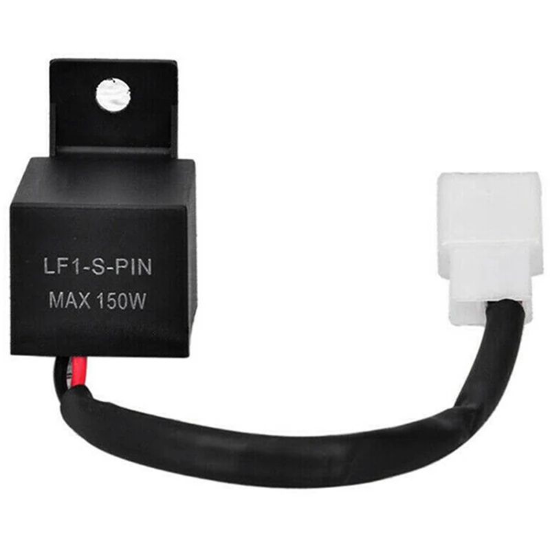 

2Pin 12V 150W LED Turn Indicator Light Flasher Blinker Relay Fixed Motorcycle