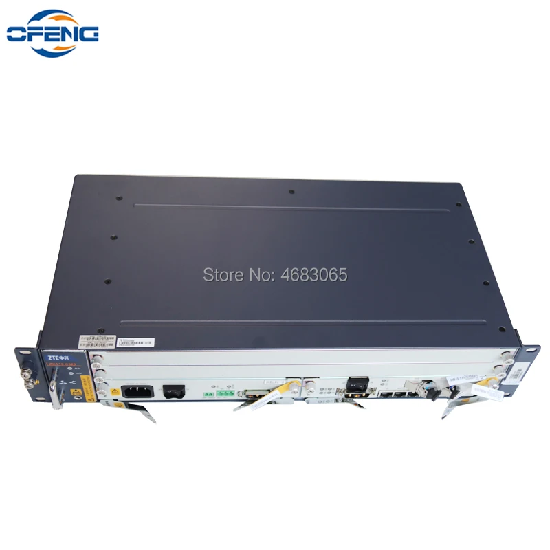 1G DC ZTE C320 OLT шасси + 2 * SMXA с GTGO GTGH 8 портами 16 mini GPON con tarjeta 1GE | Мобильные телефоны и