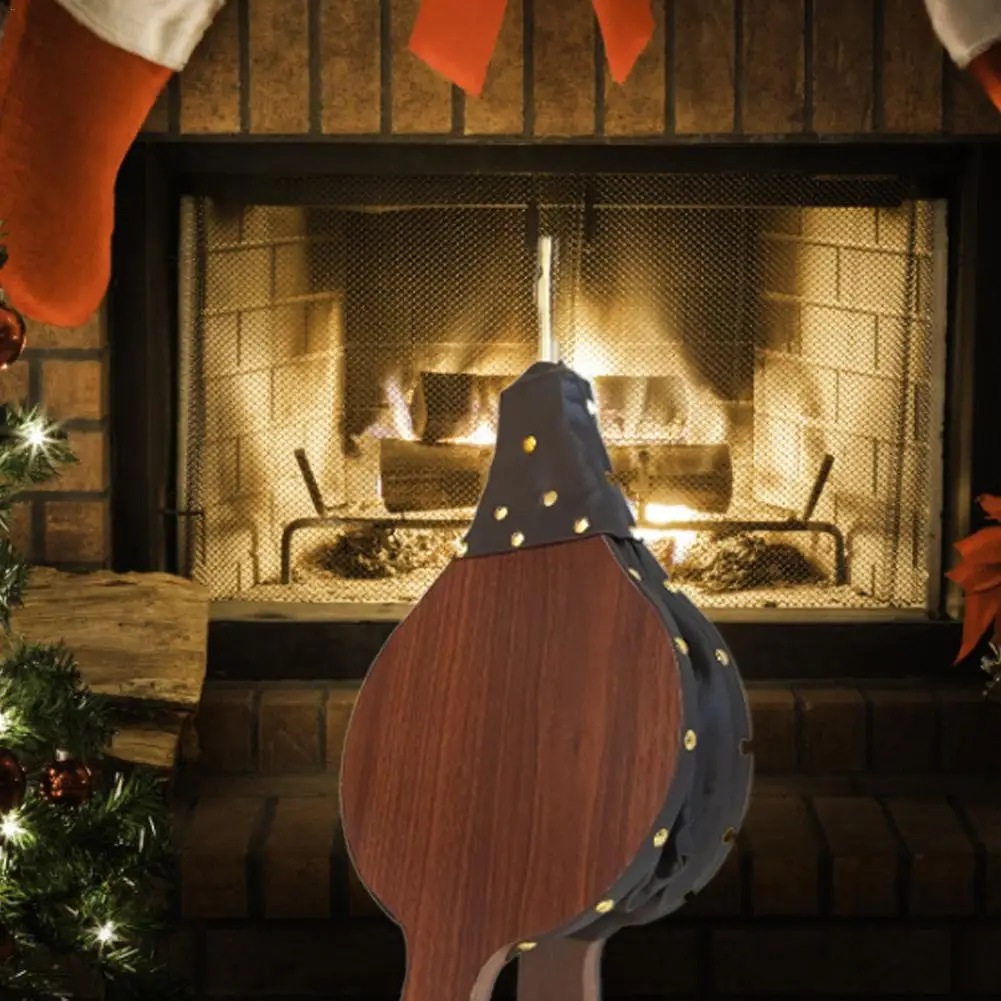 

Wooden Fireplace Blower Manual Blower Leather Tiger Blower Roasting Fire Outdoor Barbecue Tool Fireplace Accessories