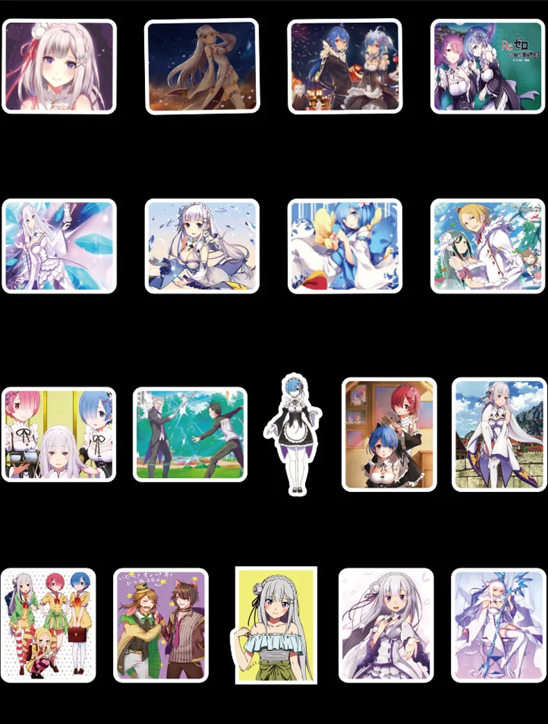 Милые водонепроницаемые Японские Аниме наклейки для девочек скейтборд чемодан