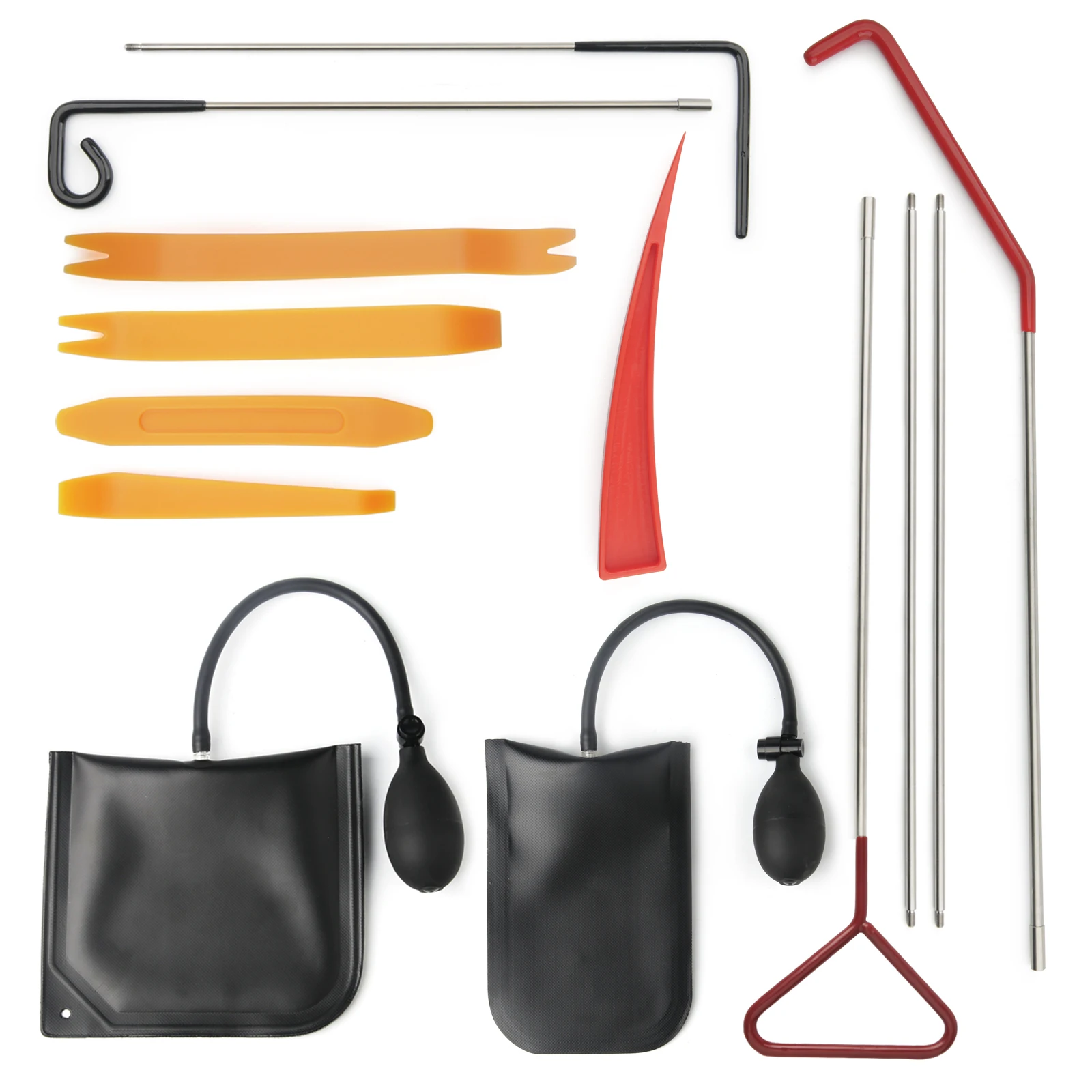 

16.3 Inch 4-stage Long Reach Grabber Hooks Air Gasket Long Reach Grabber Professional Automotive Car Long-distance Tool Kit