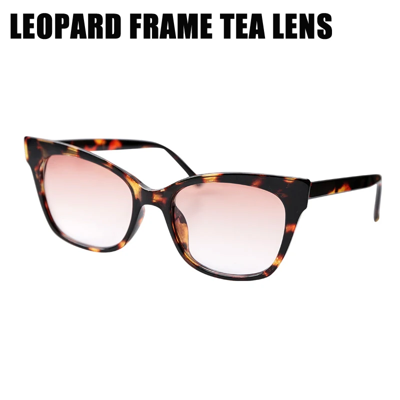 Leopard w Tea Lens SOOLALA Пижама для женщин, мужчин, очки для чтения, новая оправа для очков для чтения очки+ 0,5 0,75 1,0 1,25 до 4,0 - Цвет оправы: Leopard w Tea Lens