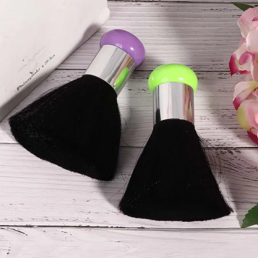 Портативная щетка для чистки волос из мягкого волокна удаления на шее и лице