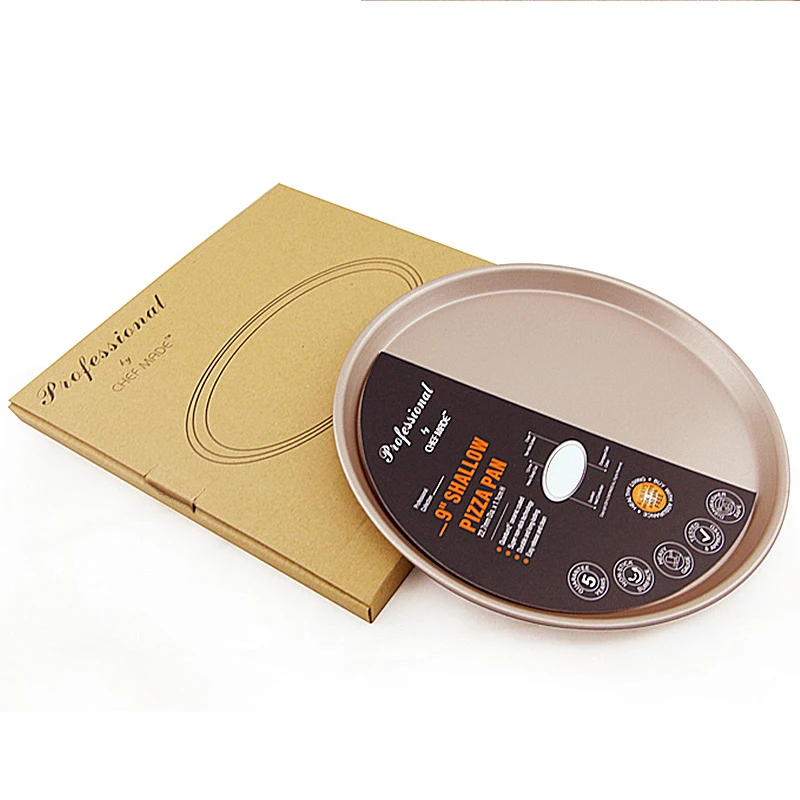 

Round Pizza Plate Pan Baking Pancake Mold 11 inch Carbon Steel Nonstick Shallow Bread Dish Cookware Pizza Tray For Oven