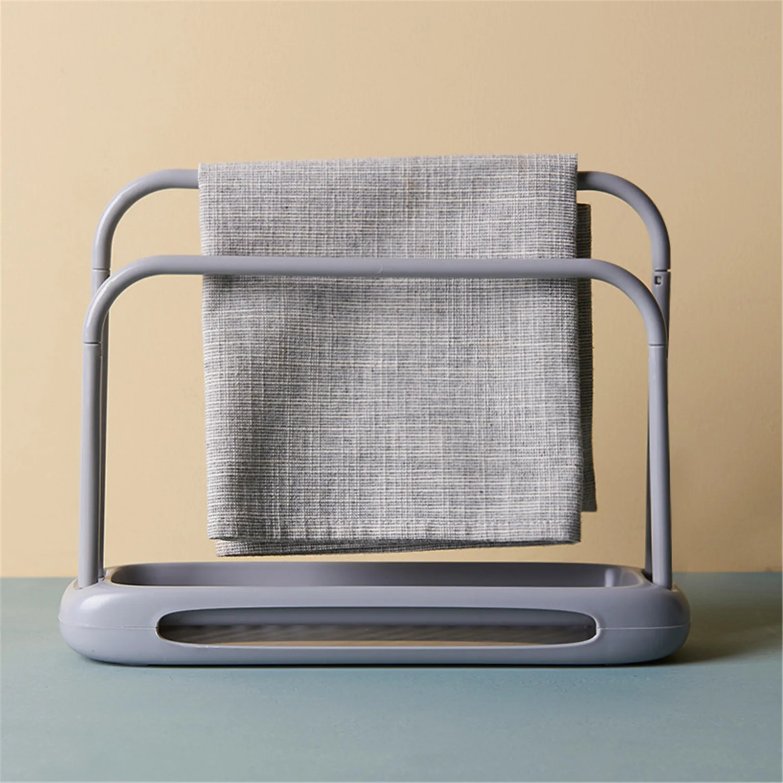 

New Hanging Bathroom Kitchen Utensil Box Hot Rag Storage Rack FFT