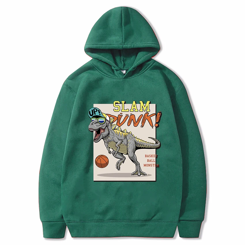 

Street Dinosaur Hoodie Boys&Girls Christmas Tree Printed Long Sleeve Casual Sweatshirt Autumn and Winter Children's Streetwear