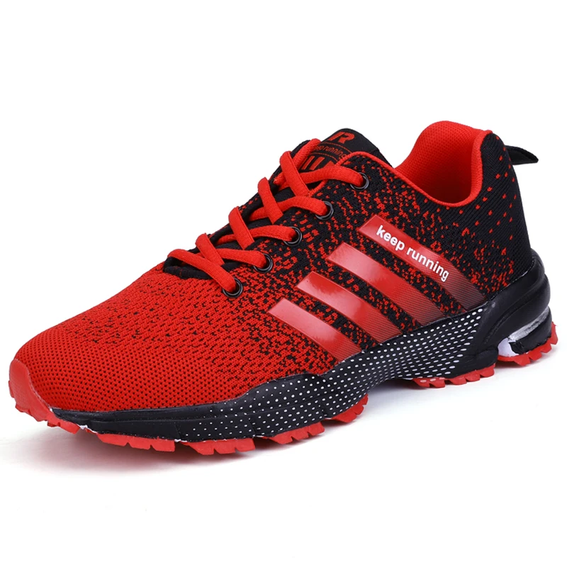 

Men Running Shoes 2021 New Breathable Outdoor Sports Shoes Lightweight Sneakers for Women Comfortable Athletic Training Footwear