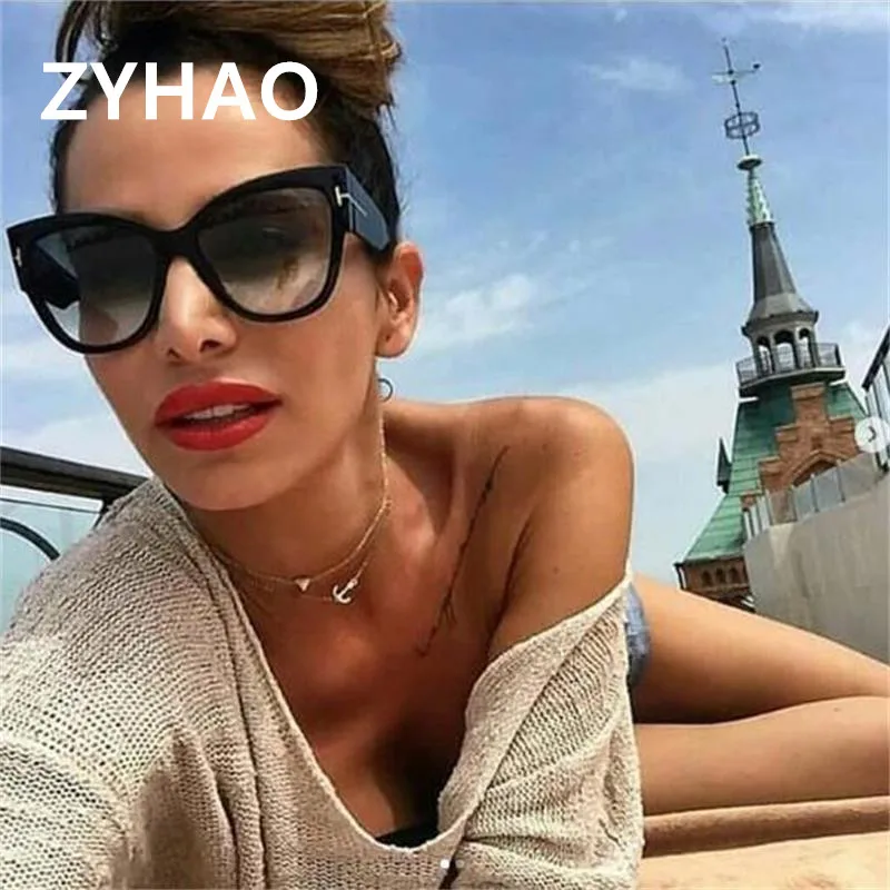 Винтажные Солнцезащитные очки "кошачий глаз" большого размера, женские сексуальные модные черные солнцезащитные очки, ретро солнцезащитные очки, пляжные солнцезащитные очки