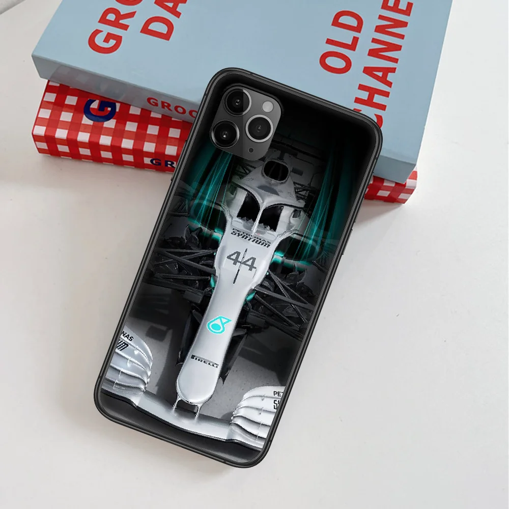 

lewis hamilton F1 44 Racing Phone Case For IPhone 4 4s 5 5S SE 5C 6 6S 7 8 Plus X XS XR 11 12 Mini Pro Max 2020 black Coque Tpu