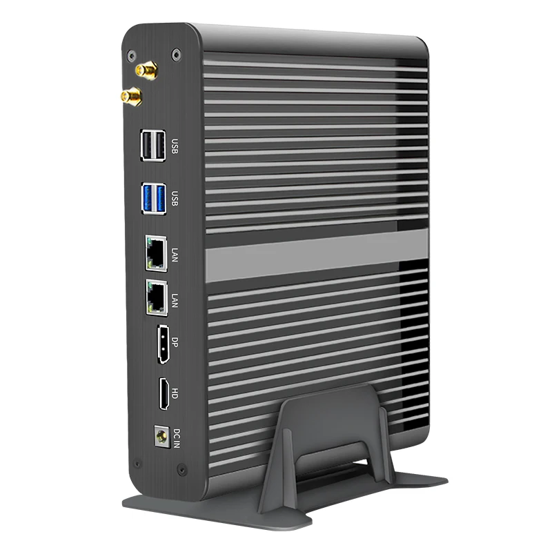MSECORE Intel I3 7100U I5 7260U I7 7660U Fanless gaming Mini PC Windows 10 HTPC linux game PC Desktop Computer HDMI DP 4K WiFi