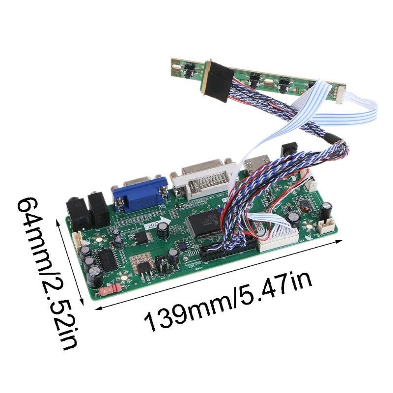 Плата драйвера ЖК контроллера VGA DVI для 1600x900 17 3 дюймов LP173WD1 LP173WD|ЖК-экран