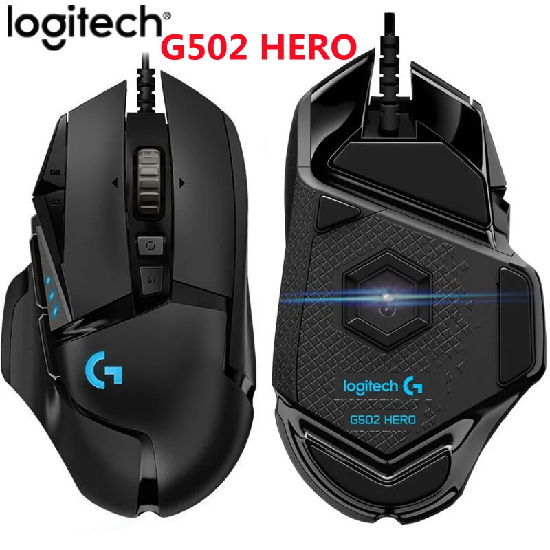 Оригинальная игровая Механическая проводная мышь Logitech G502HERO/G102/G903 HERO/G90 с