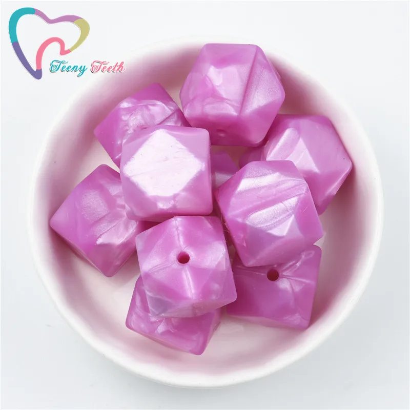 10 шт. шестигранные силиконовые бусины 14 17 мм|Бусины| |