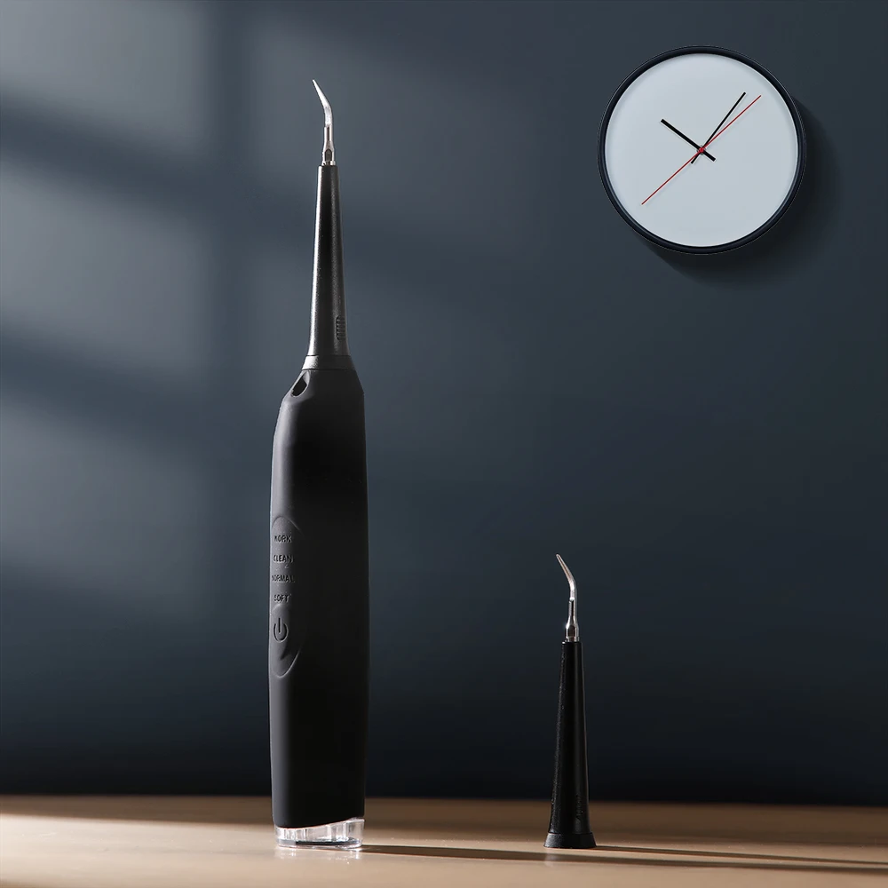 Скребок зубной электрический портативный для отбеливания зубов и орошения