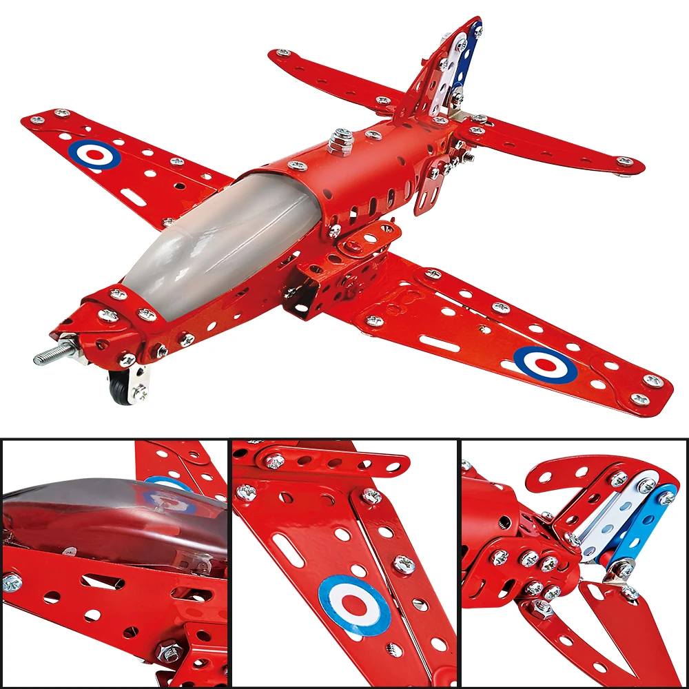 

201pcs City Series High-tech Metal Airplane Building Blocks Assembled Airliner DIY Bricks Model Toys For Children Birthday Gifts
