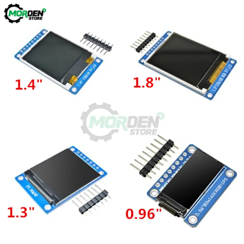 0 96/1 3/1 44/1 8 дюймовый IPS TFT SPI LCD полноцветный модуль дисплея 80X160 240X240 128X128 128X160|Детали