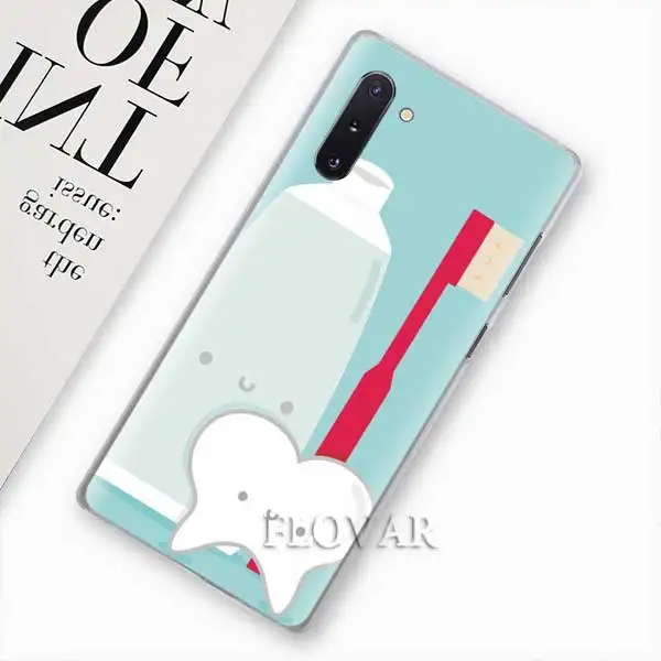012 Dentist Teeth Tooth Phone Cases for Samsung Galaxy Note 10 S10 Plus 5G S10e A30 A40 A50 A60 A70 M40 Hard Cover Coque - Цвет: 012