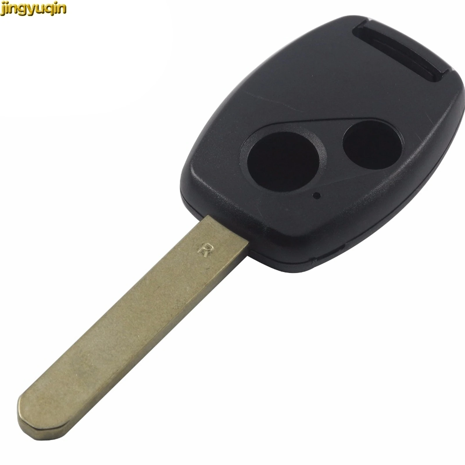 Jingyuqin For Honda Accord Civic CRV Pilot 2 Buttons Remote Car Key Case Shell Fob Cover Replacement Keyless Styling Key|key case shell|key