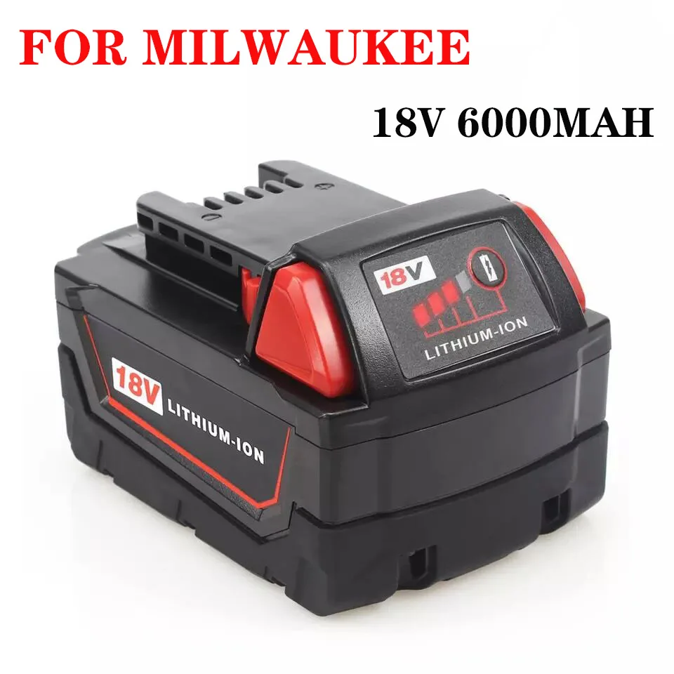 18V 6.0AH/5.0AH 6000 мА/ч литий ионный инструмент Батарея для Милуоки M18 48 11 1815 1850 2646 20 2642 21CT