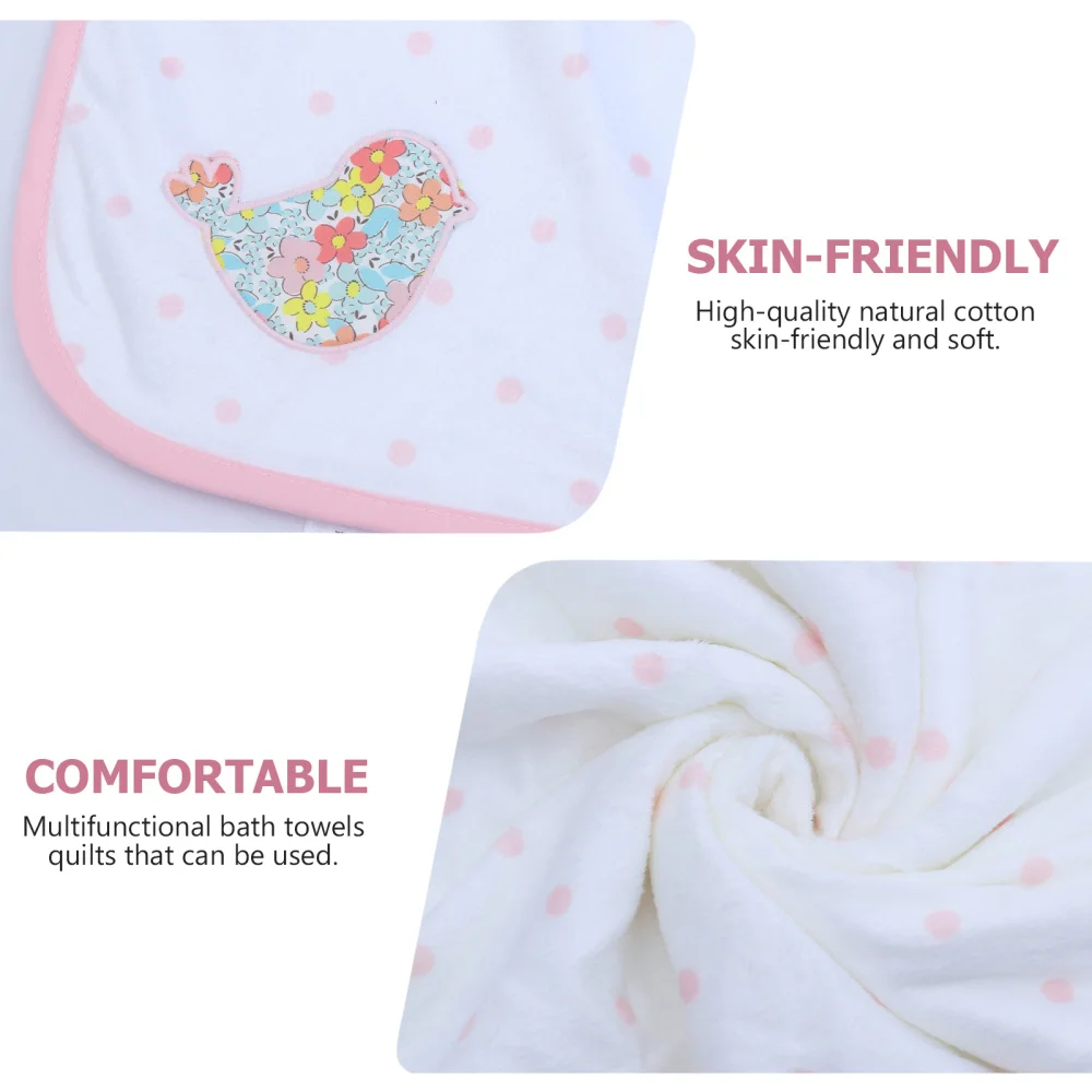 

Comfy Baby Blanket Adorable Printing Kids Blanket Plush Newborn Blanket