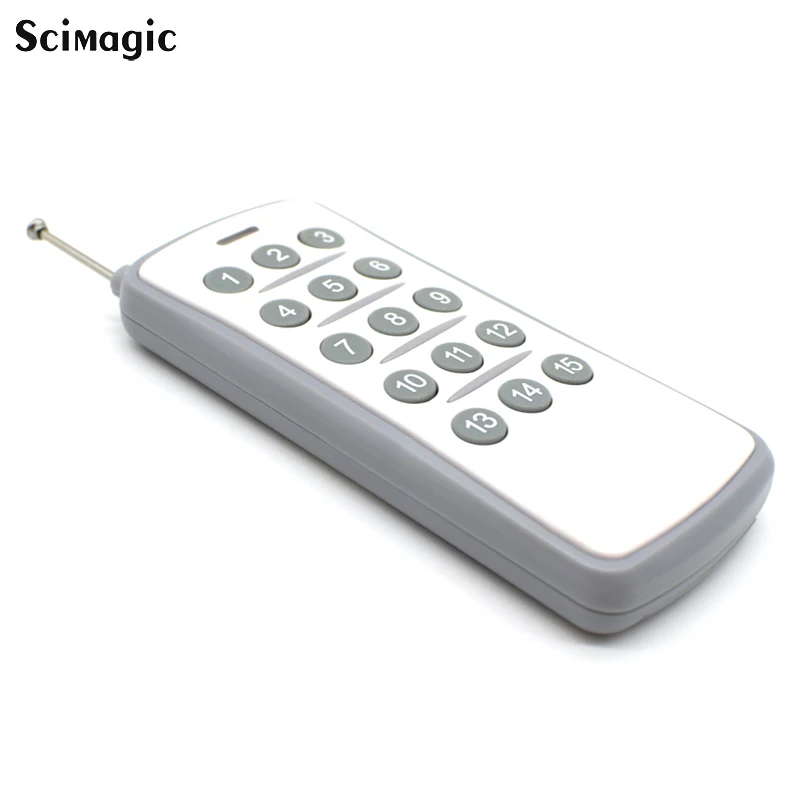 15 Channel 433MHz Remote Control Transmitter Learning code Light/ electrically operated Door/ Lock/ Window | Электроника