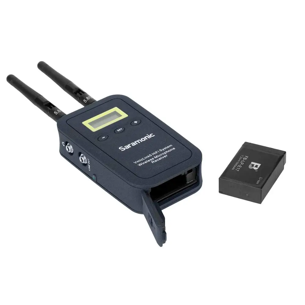 

Saramonic Vmiclink5 Hi-Fi 5.8GHz 3-Channel Wireless Lavalier Microphone System with Transmitter & Receiver for DSLR Cameras&more