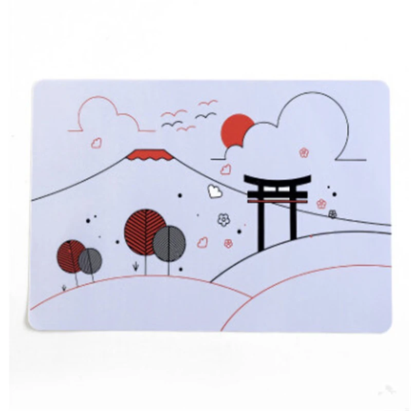 Забавный узор теплоизоляционный коврик водонепроницаемый Настольный подставка