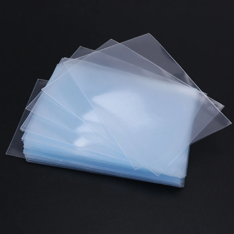 100Pcs 66X92mm Card Sleeve Cards Protector for ic Killers of Three King Football Star Transparent Board Games | Игрушки и хобби