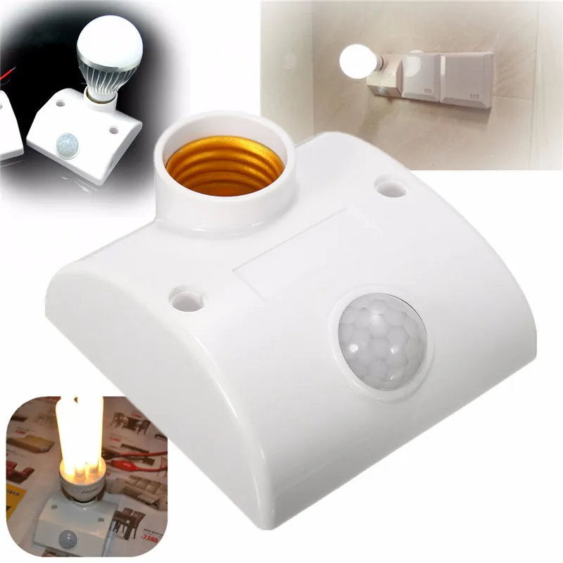 

Human Body IR Infrared Sensor LED Automatic Lighting Control Switch Sensor with Lamp Holder Action Infrared Sensor