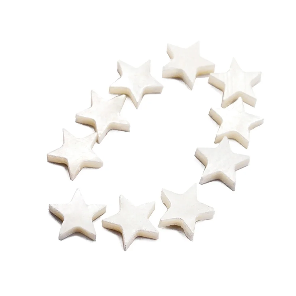 

10 PCS/ Pack Star Shape Guitar Fretboard Inlays Seashell Fret Inlays Markers for Guitar Ukulele Bass Banjo Mandolin Decorat