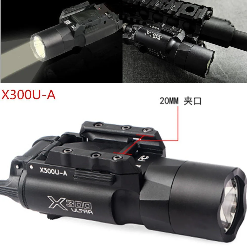 

Тактический X300 светодиодный светильник для оружия, фонарик для страйкбола, фонарик с платой Пикатинни для охоты