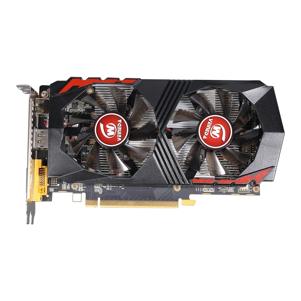 VEINEDA оригинальный GTX 1050ti 4 Гб 1050 бит GDDR5 графическая карта видео-карты для nVIDIA VGA