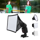 Рассеиватель для вспышки, отражатель, софтбокс, профессиональный мини-рассеиватель для Фотоаппарата Canon, Nikon, Sony