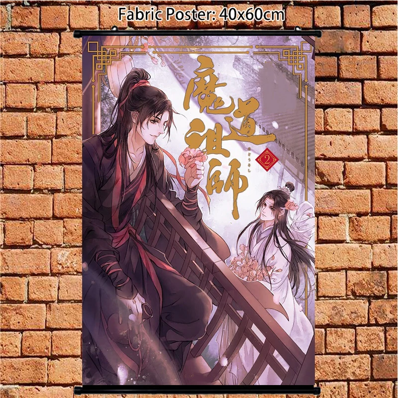 

Аниме плакат МО дао ЦЗУ Ши Вэй усян Lan Wangji настенная прокрутка украшение для дома художественная картина 60 см