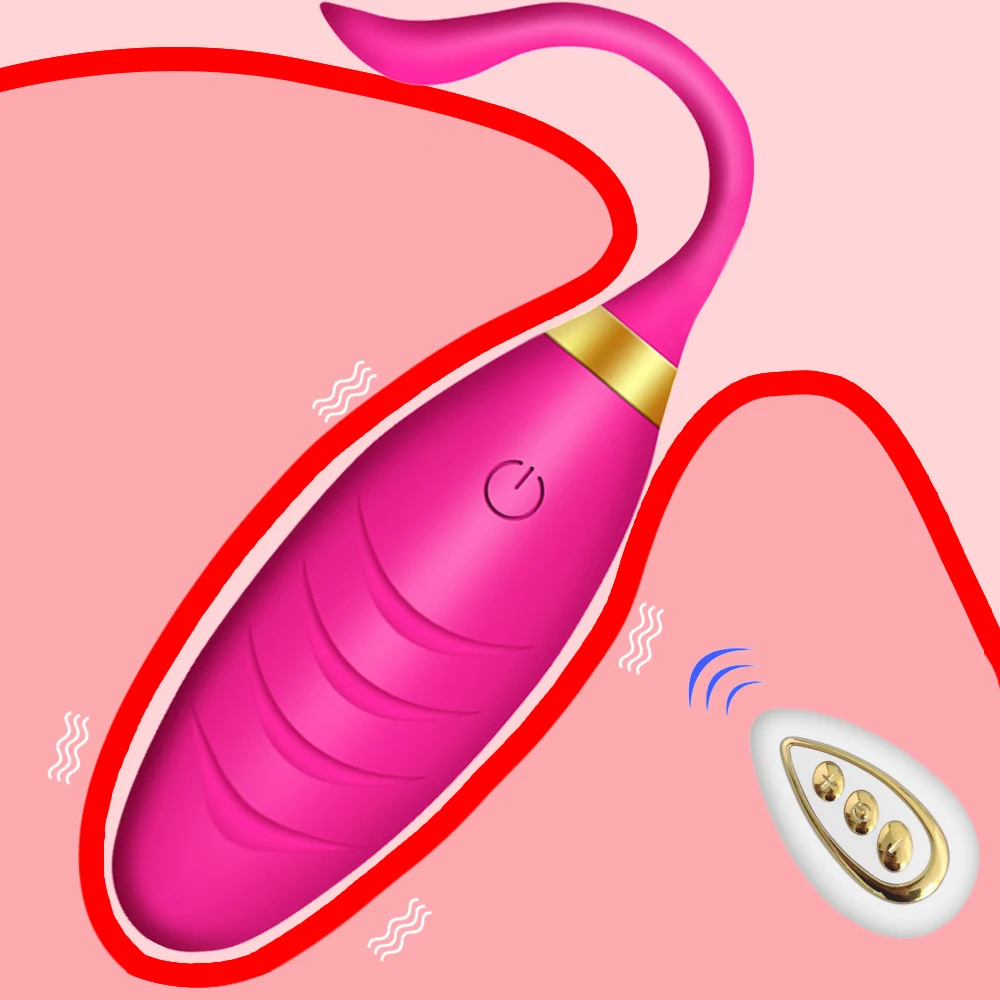 Беспроводной Вибратор в форме яйца интимные игрушки для женщин G Spot Стимулятор