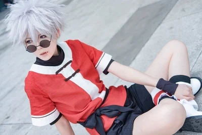 Костюм для косплея HUNTER Killua Zoldyck повседневная одежда костюмы на Хэллоуин мужчин и