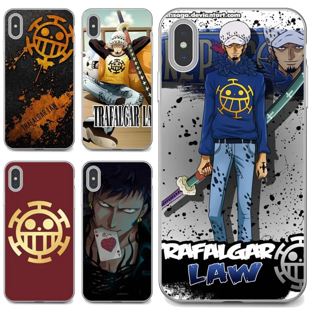 Для Xiaomi Mi A1 A2 A3 5X 6X 8 9 9T 10 10T 11 Lite SE Pro trafalgar-law-flag-Цельные мягкие чехлы - купить по