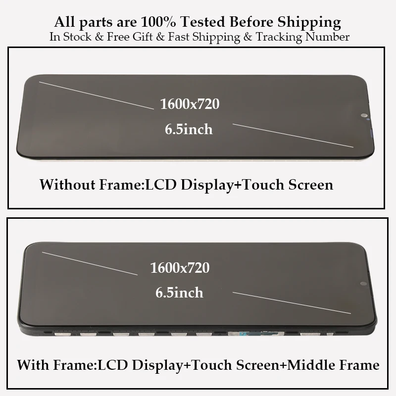 original display for realme 6i rmx2040 lcd display touch screen digitizer assembly replacement display for realme 6i screen free global shipping