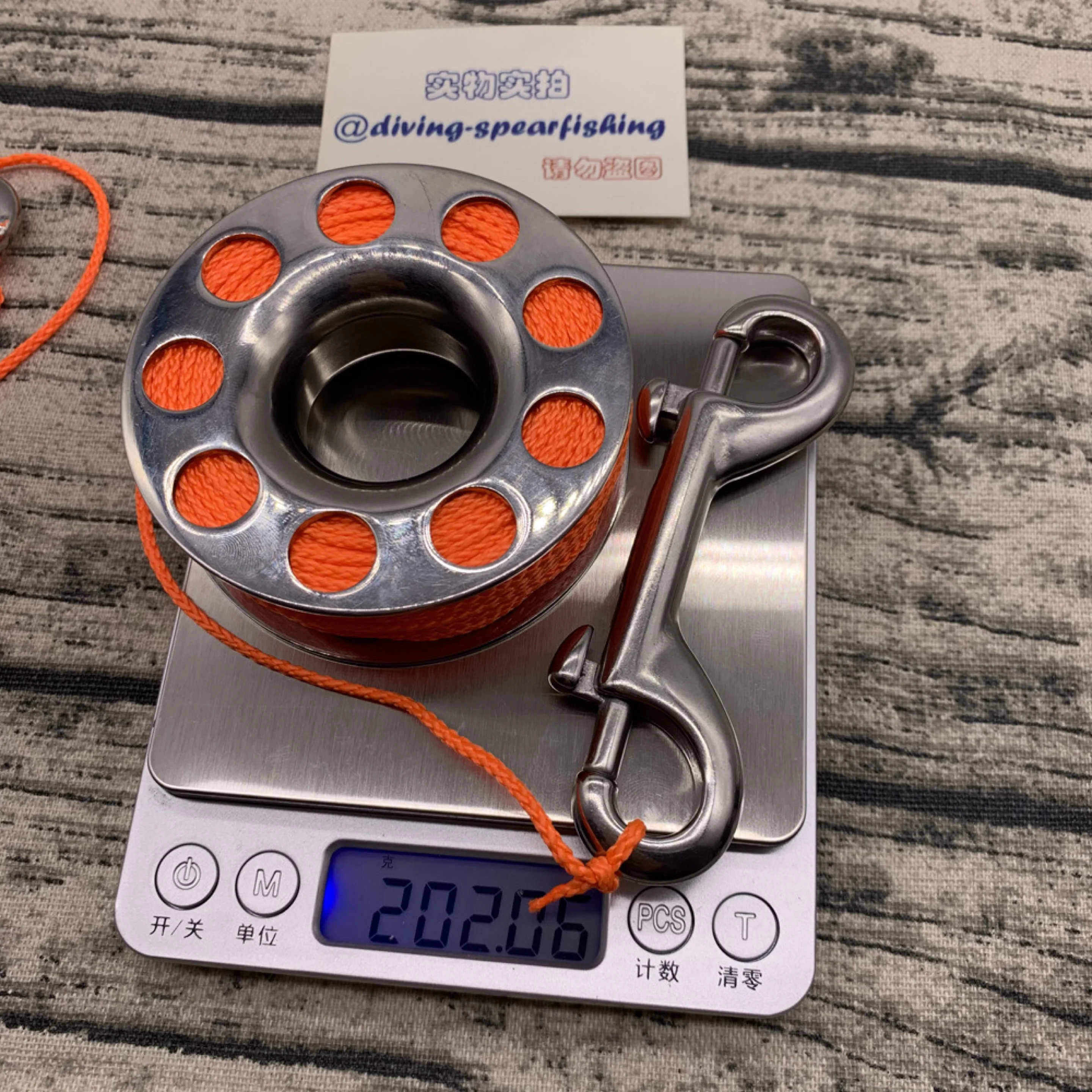 Катушка для подводной рыбалки TSMC 316 катушка дайвинга из нержавеющей стали с