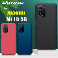 for xiaomi mi 11i 5g case casing nillkin frosted shield hard pc plastic phone back shockproof full cover on mi11i couqe funda