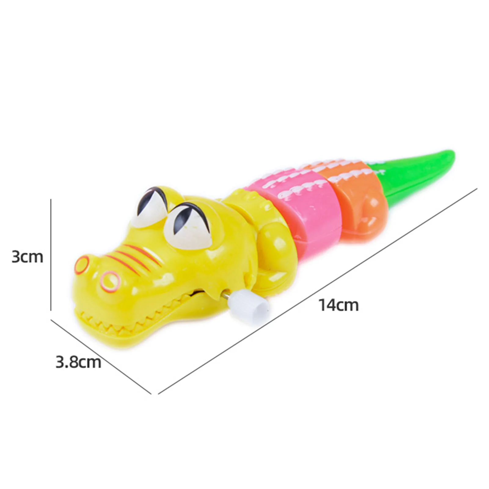 

Kids Baby Bath Swimming Pool Wind Up Clockwork Crocodile Educational Play Toy